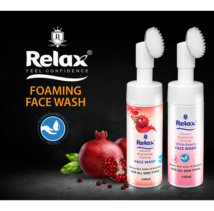 RELAX (FOAMING FACE WASH)