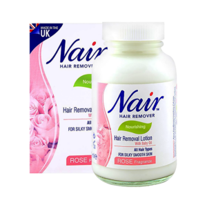 Nair | Hair Removal Lotion | With Baby Oil | Rose Fragrance