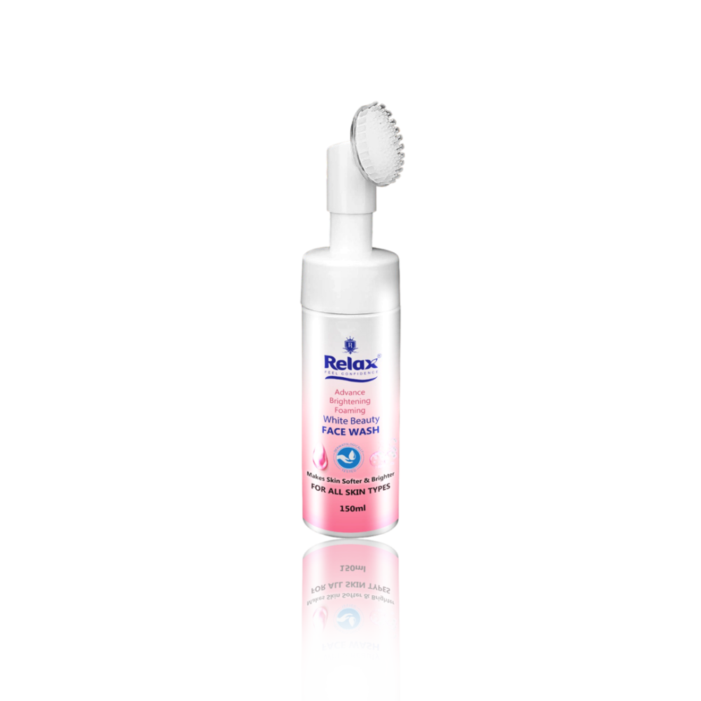 RELAX | FOAMING FACE WASH 150ML (WHITE BEAUTY)