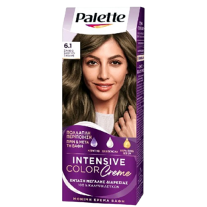 Schwarzkopf Palette Intensive Color Creme Semi-Set Permanent Hair Color Dark Ash Blonde No.6.1 110 ml