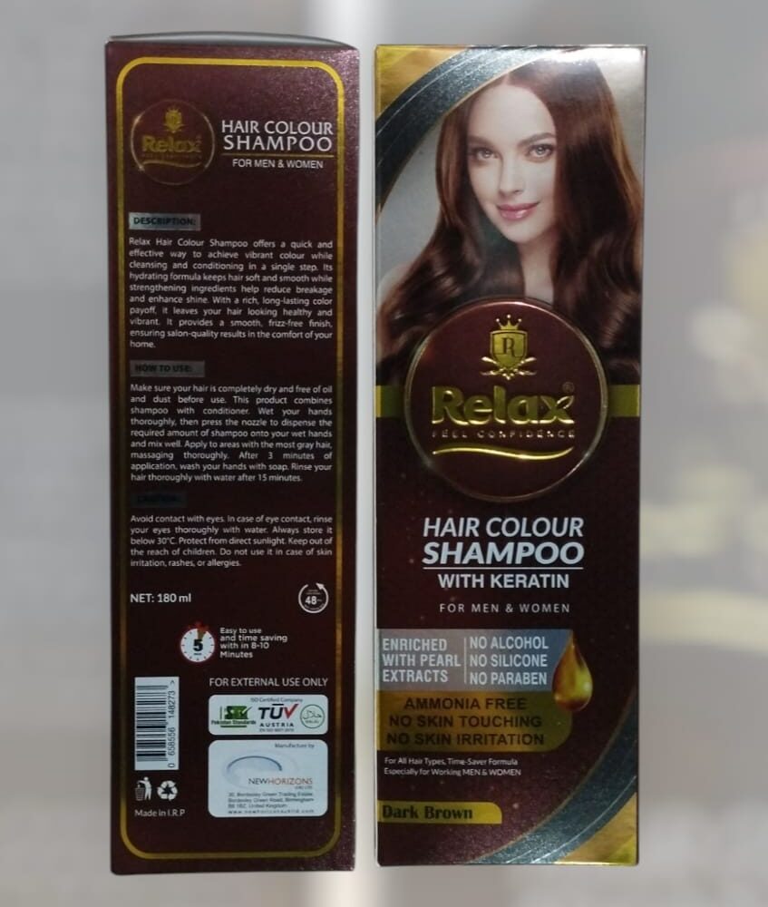 Relax Hair Color Shampoo DBrown